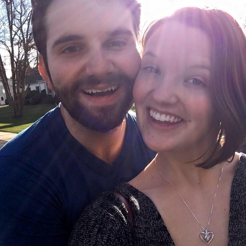 December 2015, the first year we went home for Christmas at each other's family gatherings.