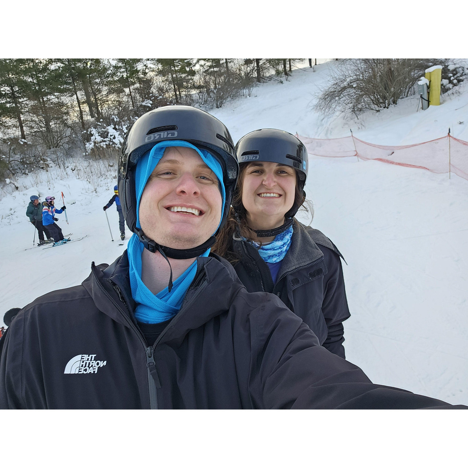 Mackenzie's initiation into skiing