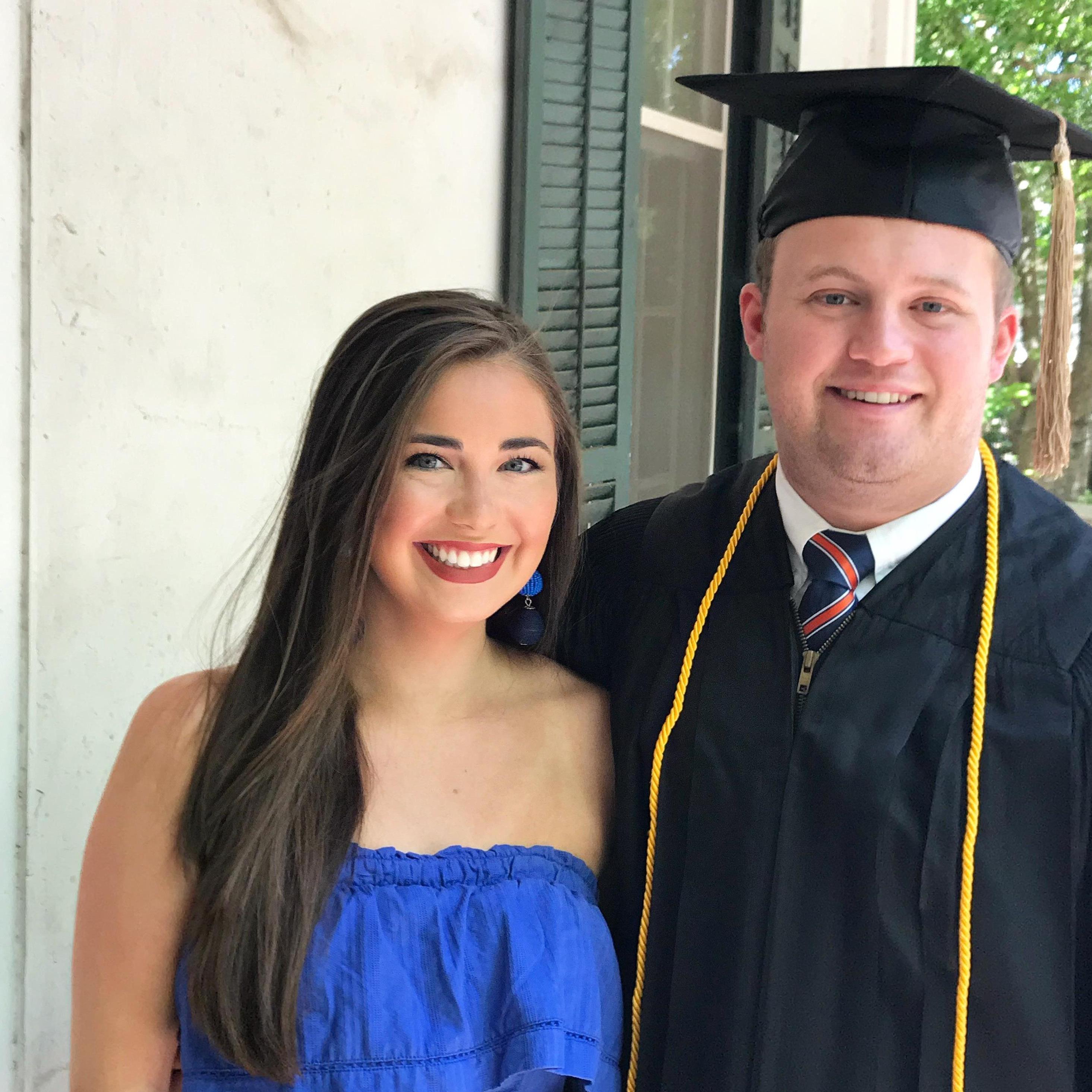 Nick's graduation from Auburn University, May 2018. Georgetown Law Bound!!!!
