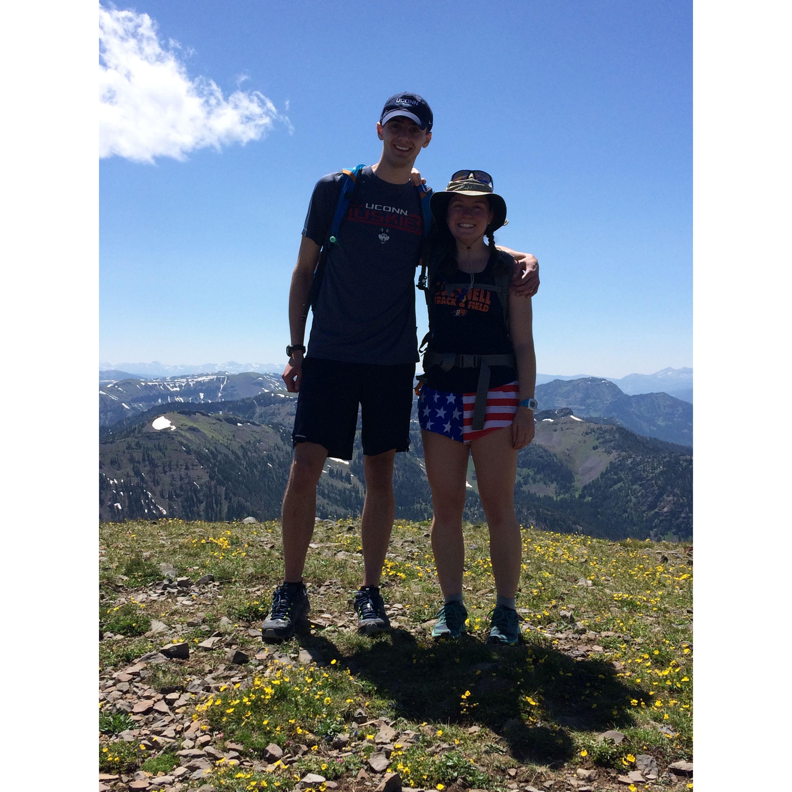 Peter flew to visit Emma in Montana and they packed a week's worth of activities into a long weekend.