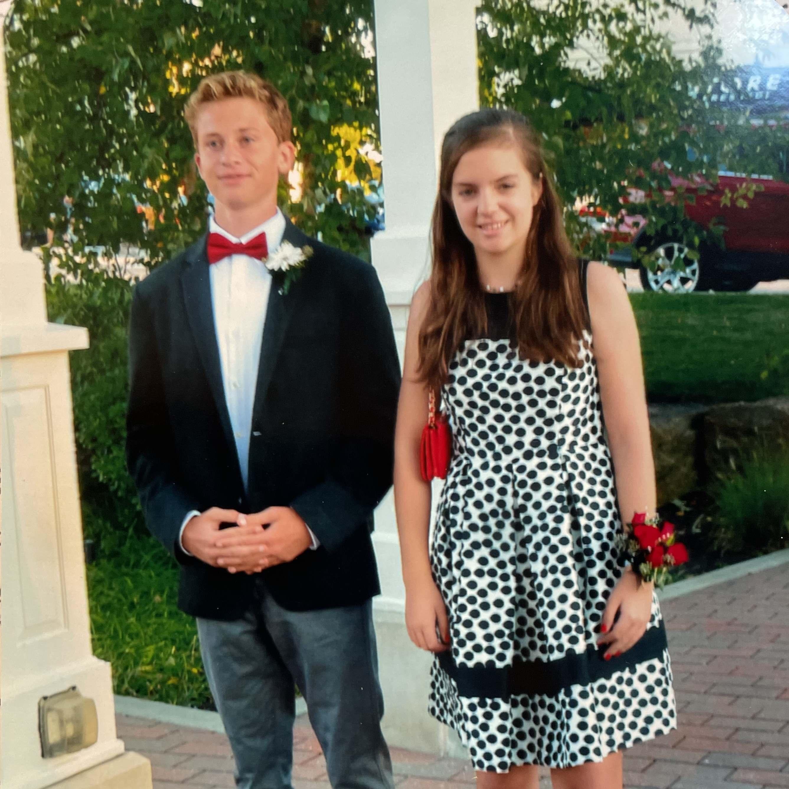 In September of 2016, Alex and Helena went to homecoming together at Hudson High School.