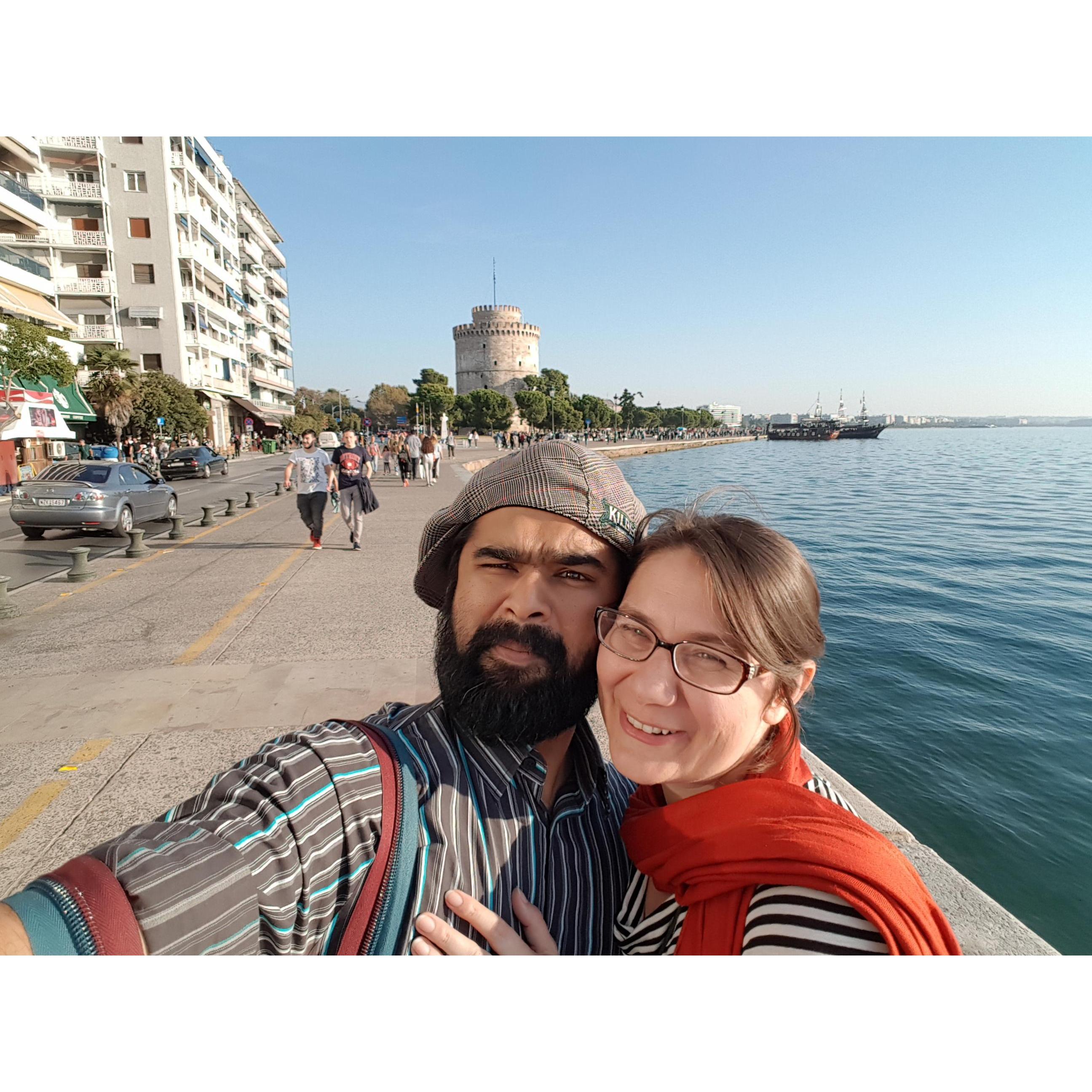 Taking in Meggy's hometown of Thesaloniki, Greece