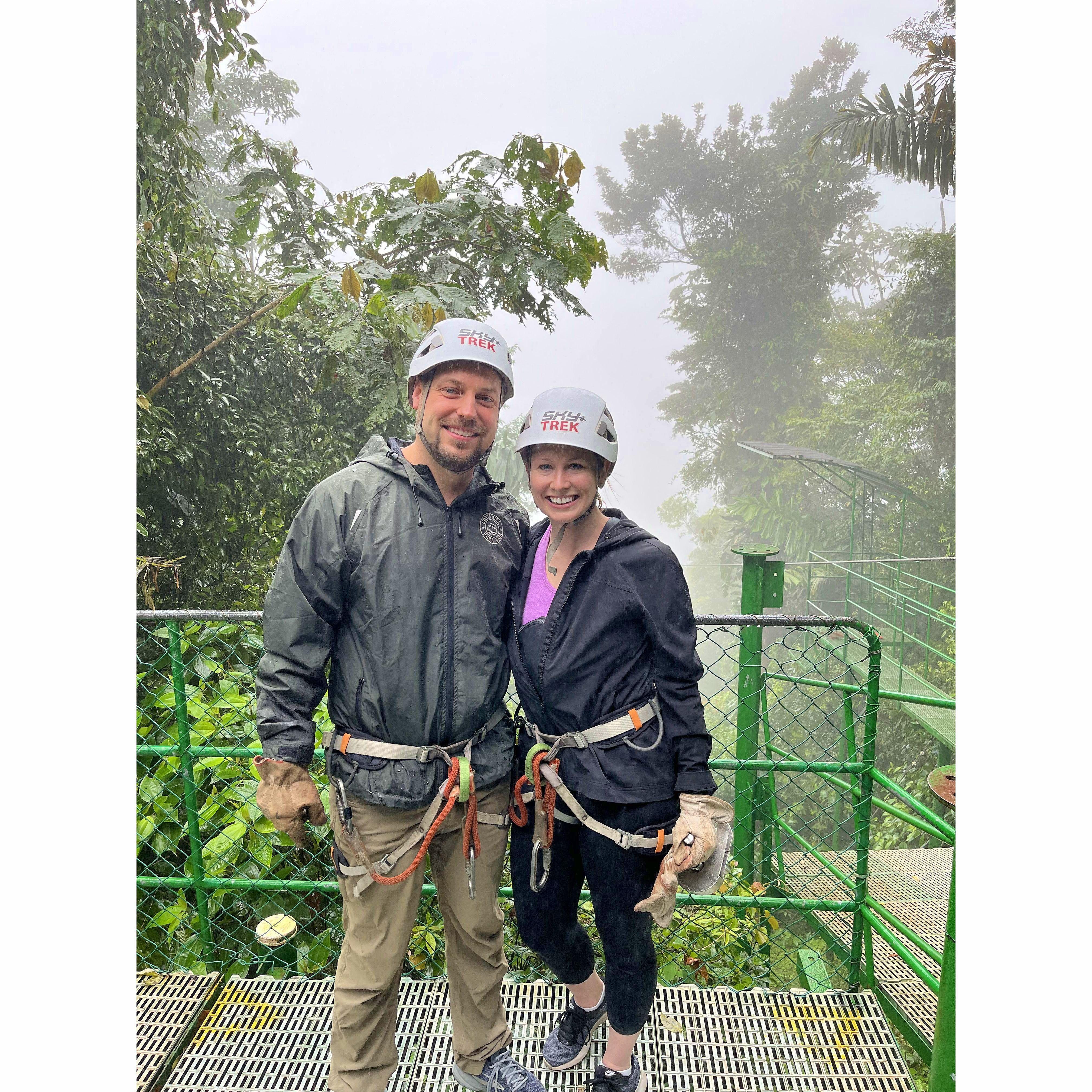 Ziplining in Costa Rica- Feburary 2023