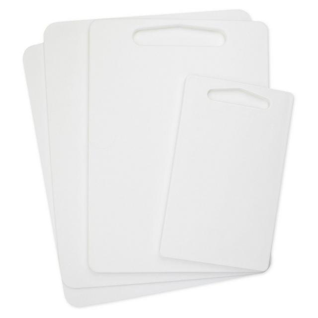 Linden Sweden Inc. 4-Piece Anita and Bendy Cutting Board Set in White