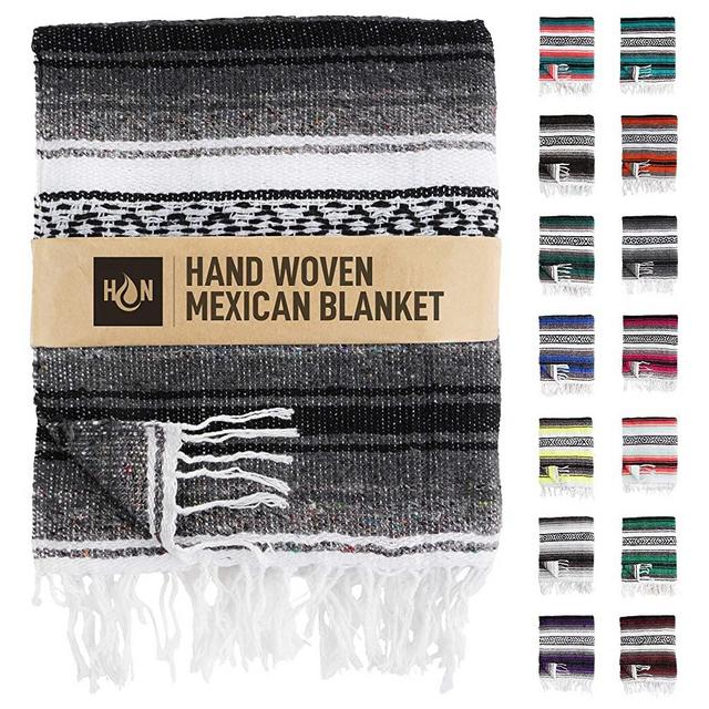 Handcrafted Mexican Blankets, Artisanal Handwoven Serape Blanket, Authentic Falsa Blanket, Great As Beach Blanket, Camping Blanket, Picnic Blanket, Outdoor Blanket, Boho Throw Blankets, Oxford