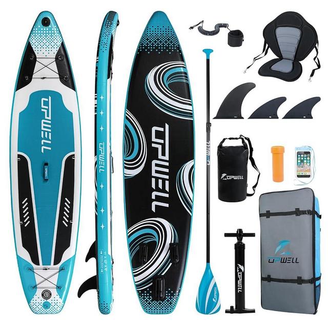 UPWELL 11'/10'6" Inflatable Stand Up Paddle Board with SUP Accessories, Non-Slip Comfort Deck for Youth & Adults