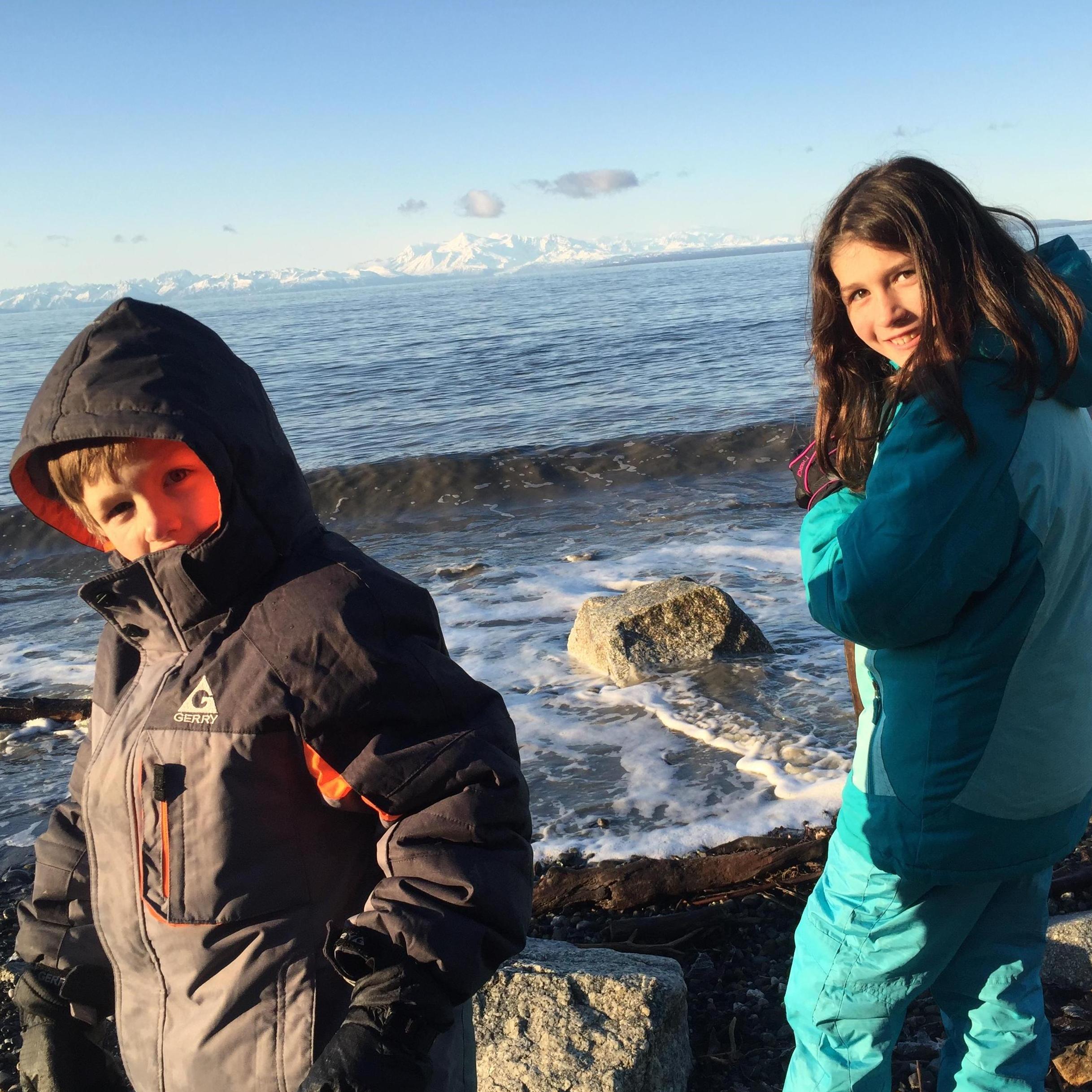 Love these two kids. Photo circa 2014