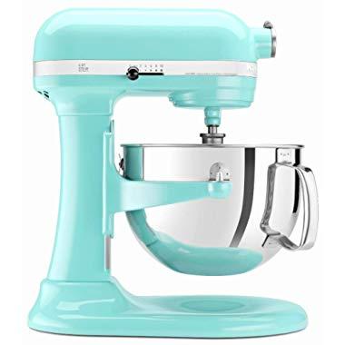 KitchenAid Professional 600 Stand Mixer 6 quart, Ice (Renewed)