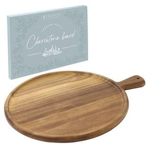 Round Charcuterie Board - Acacia Wood