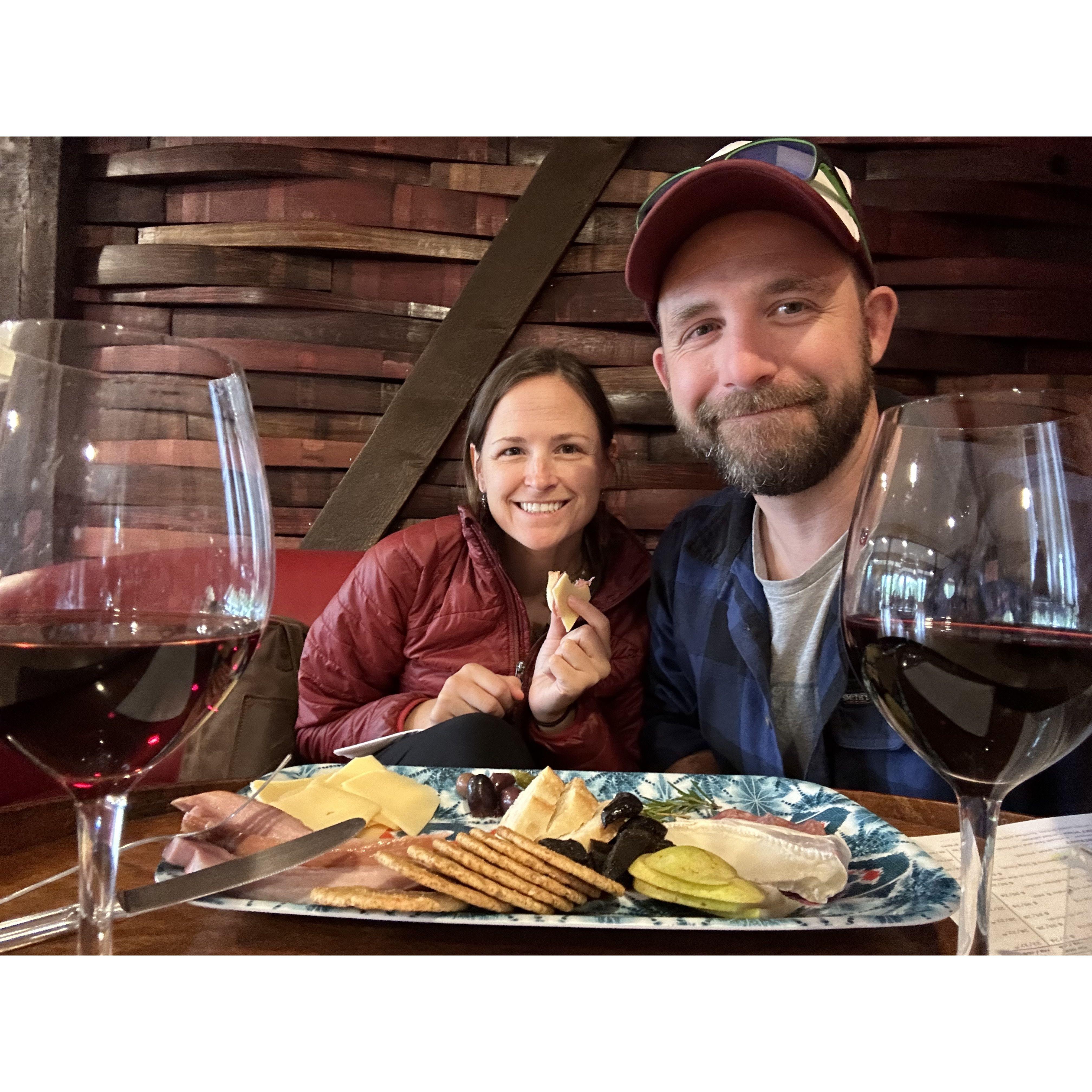 We went on a wine and cheese and rafting adventure after Carolyn's wedding in Oregon. Wonderful time.