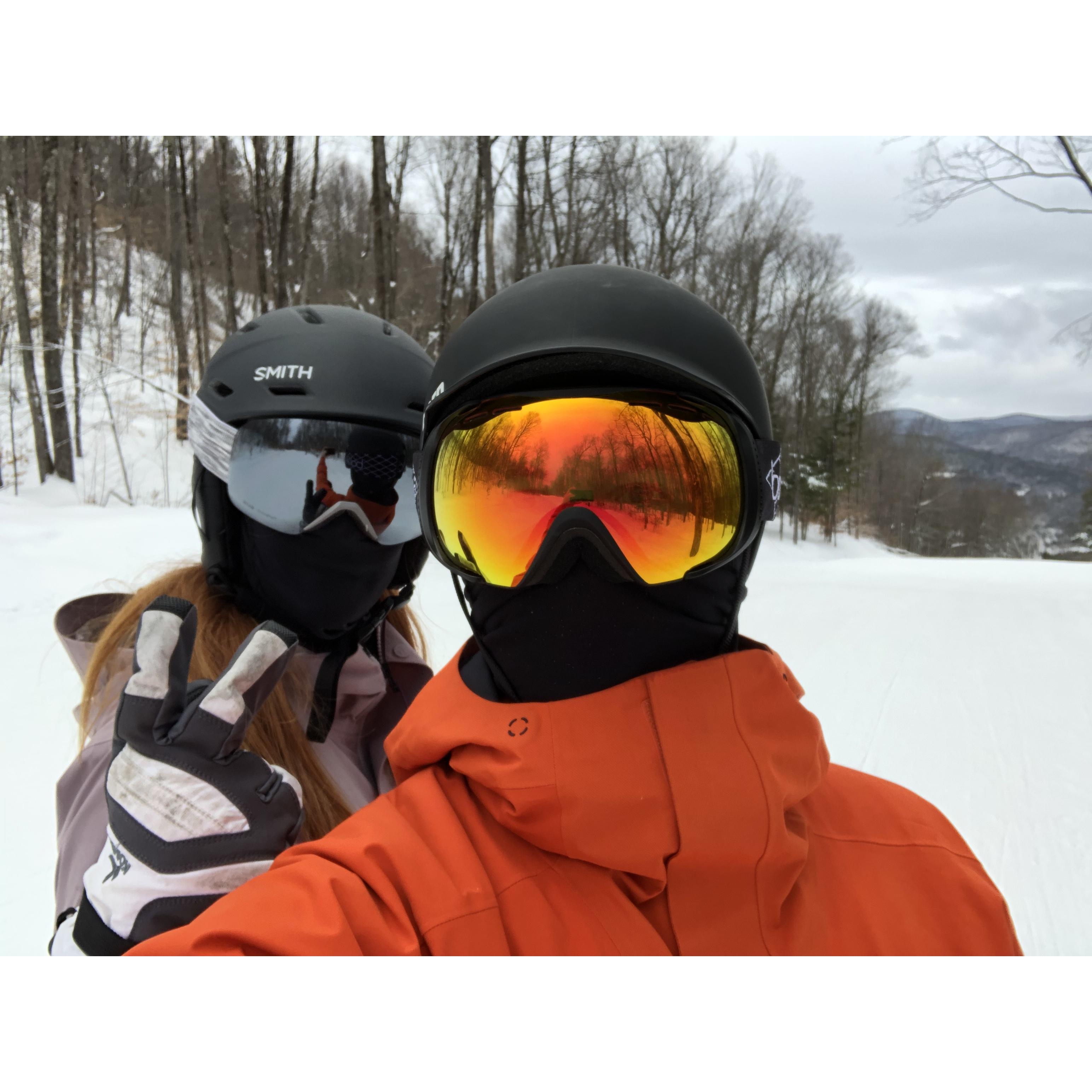 Skiing in the Berkshires MA, 2020