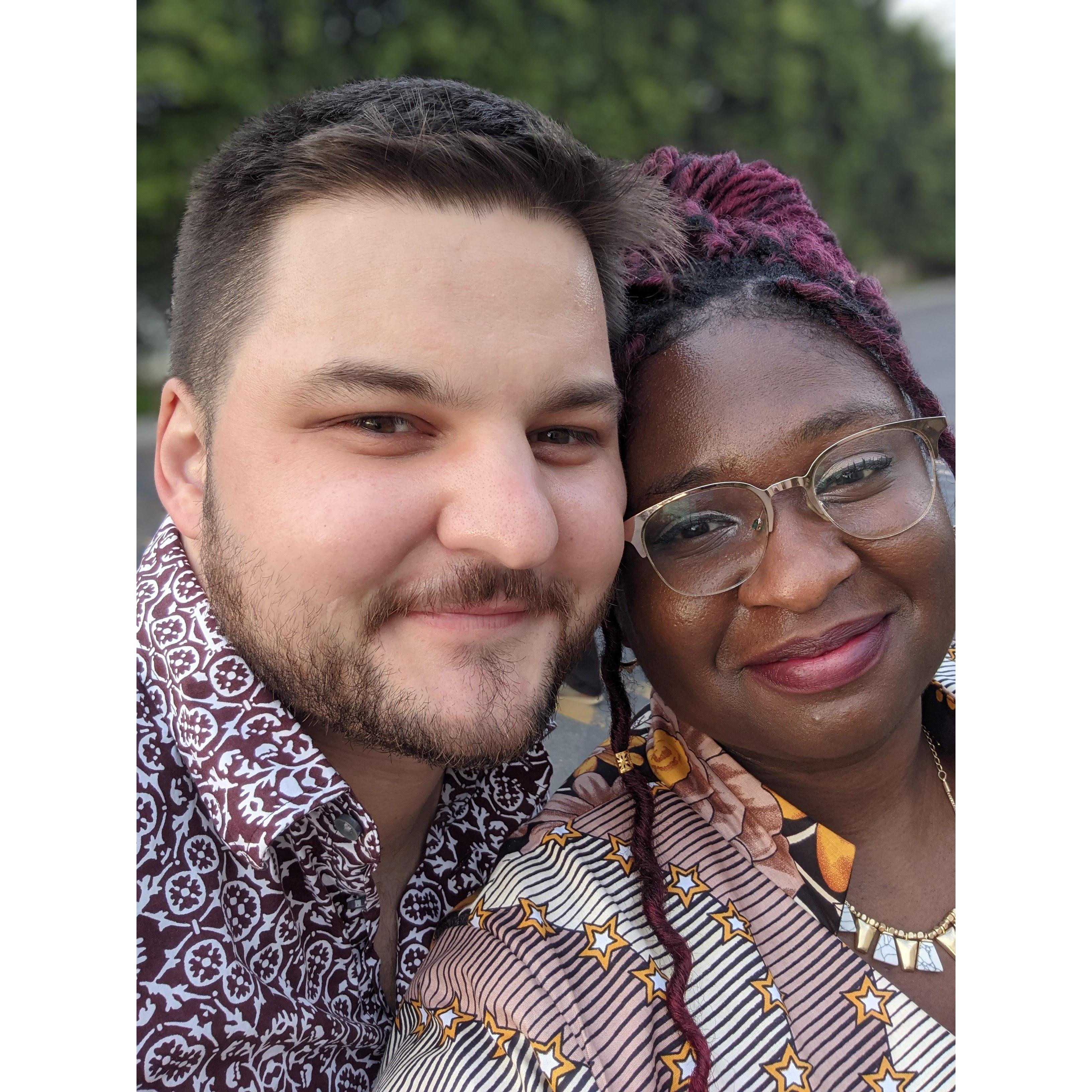Last summer at Amarachi and Michael's wedding