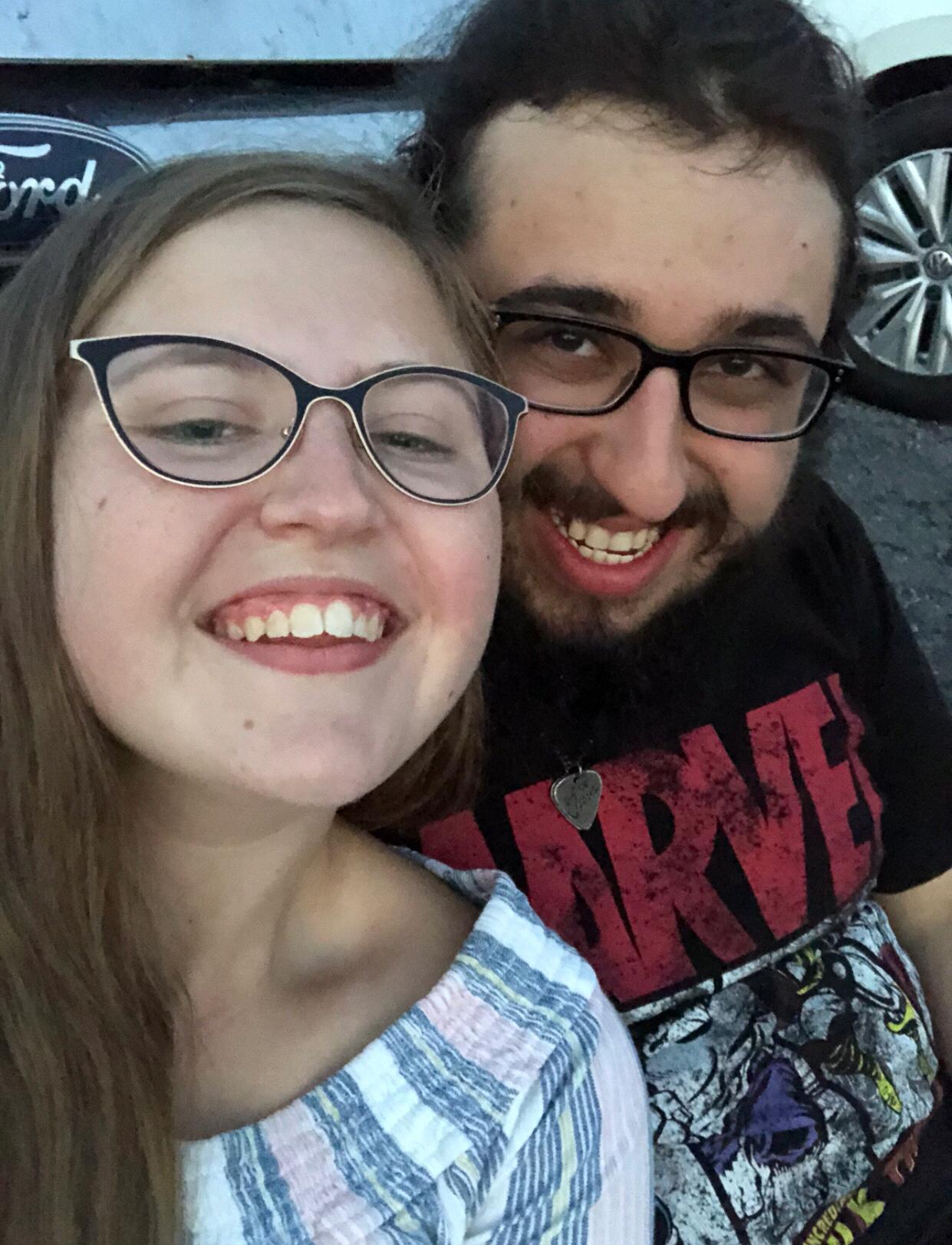We LOVE to watch movies together, and this was our first drive-in movie experience!