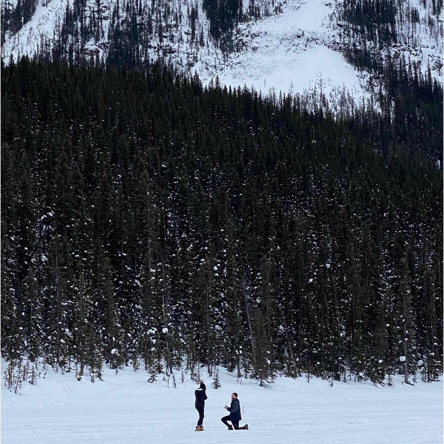 Lake Louise proposal!
