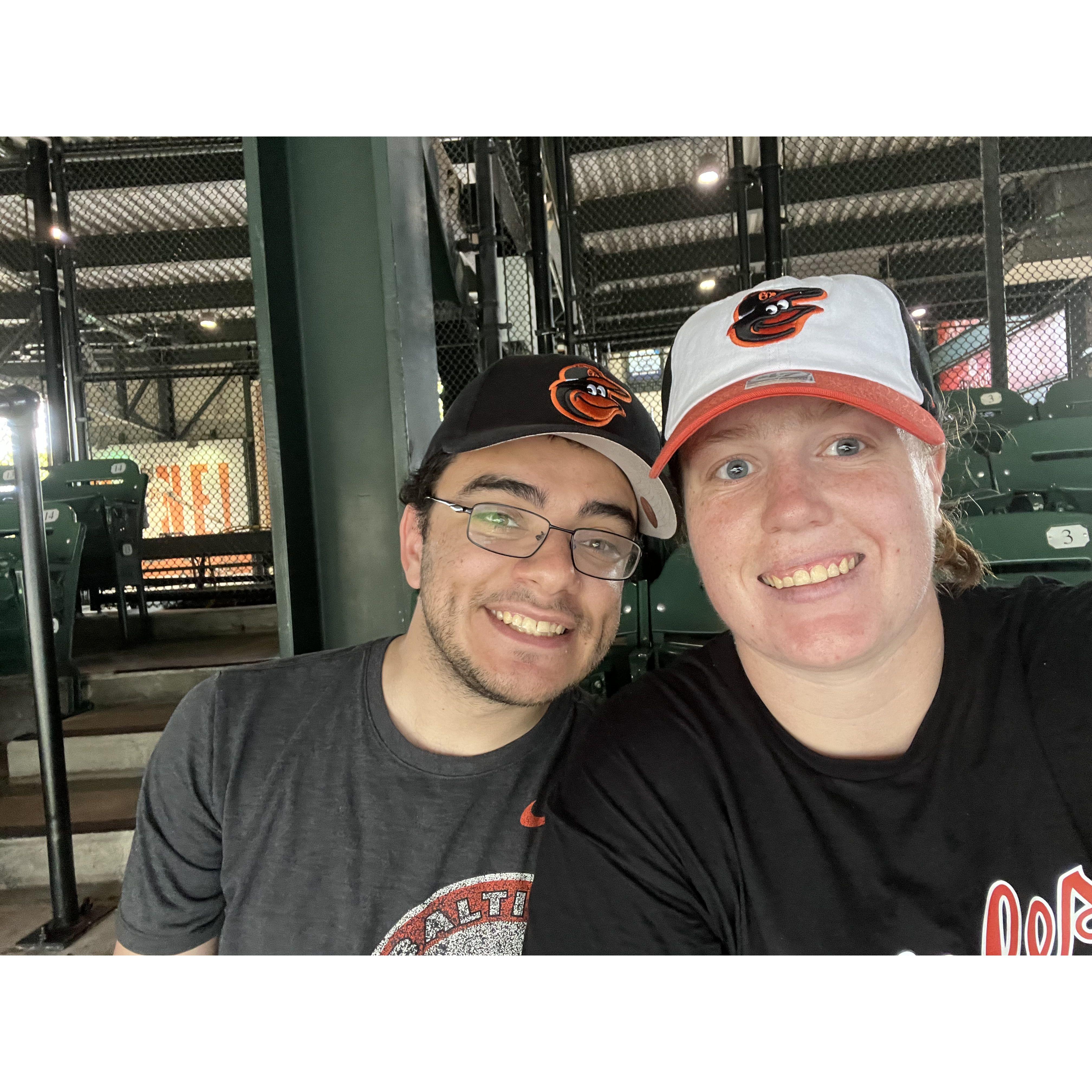 Jess's first game at Camden Yards 2022