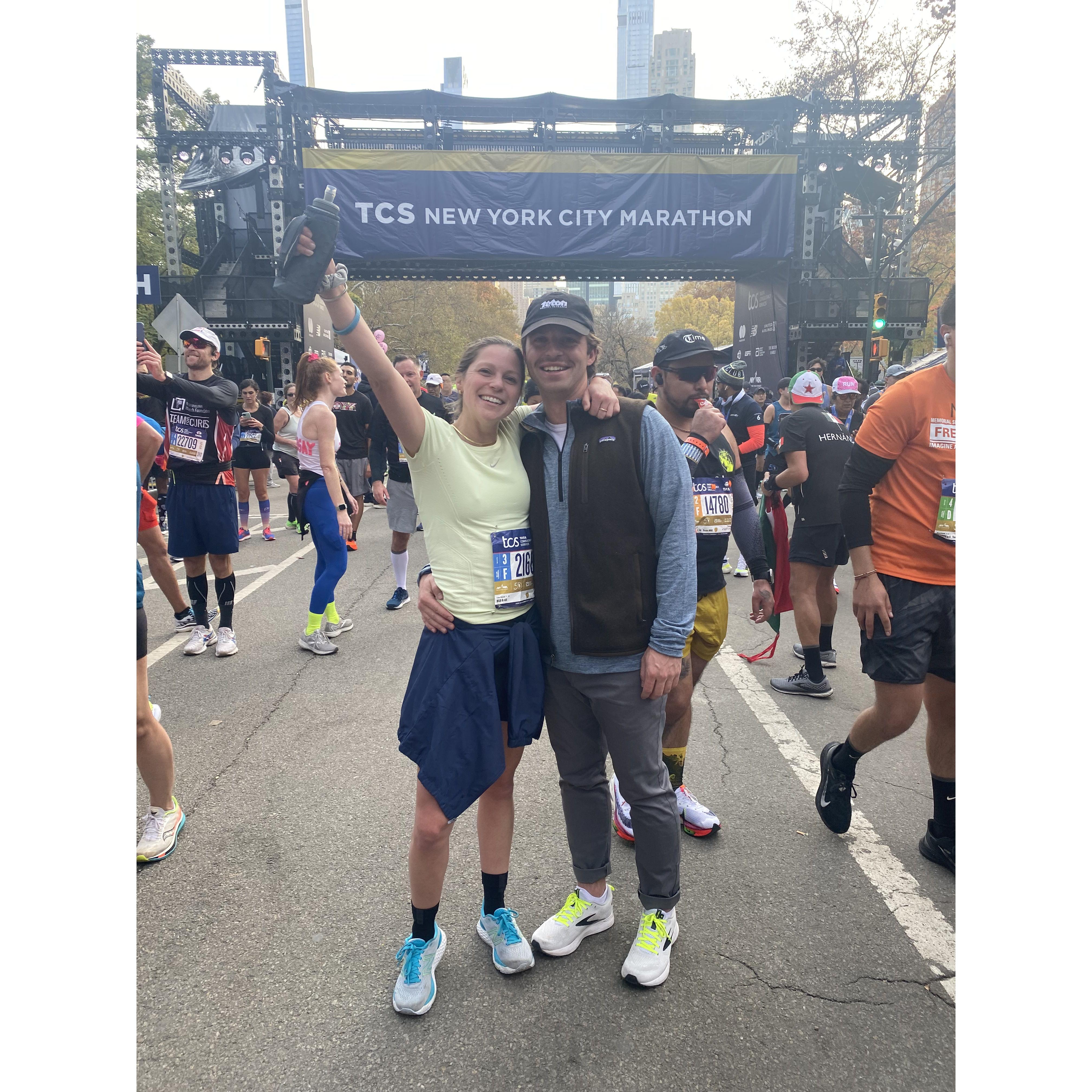 Sydney runs NYC Marathon! Nov 2021