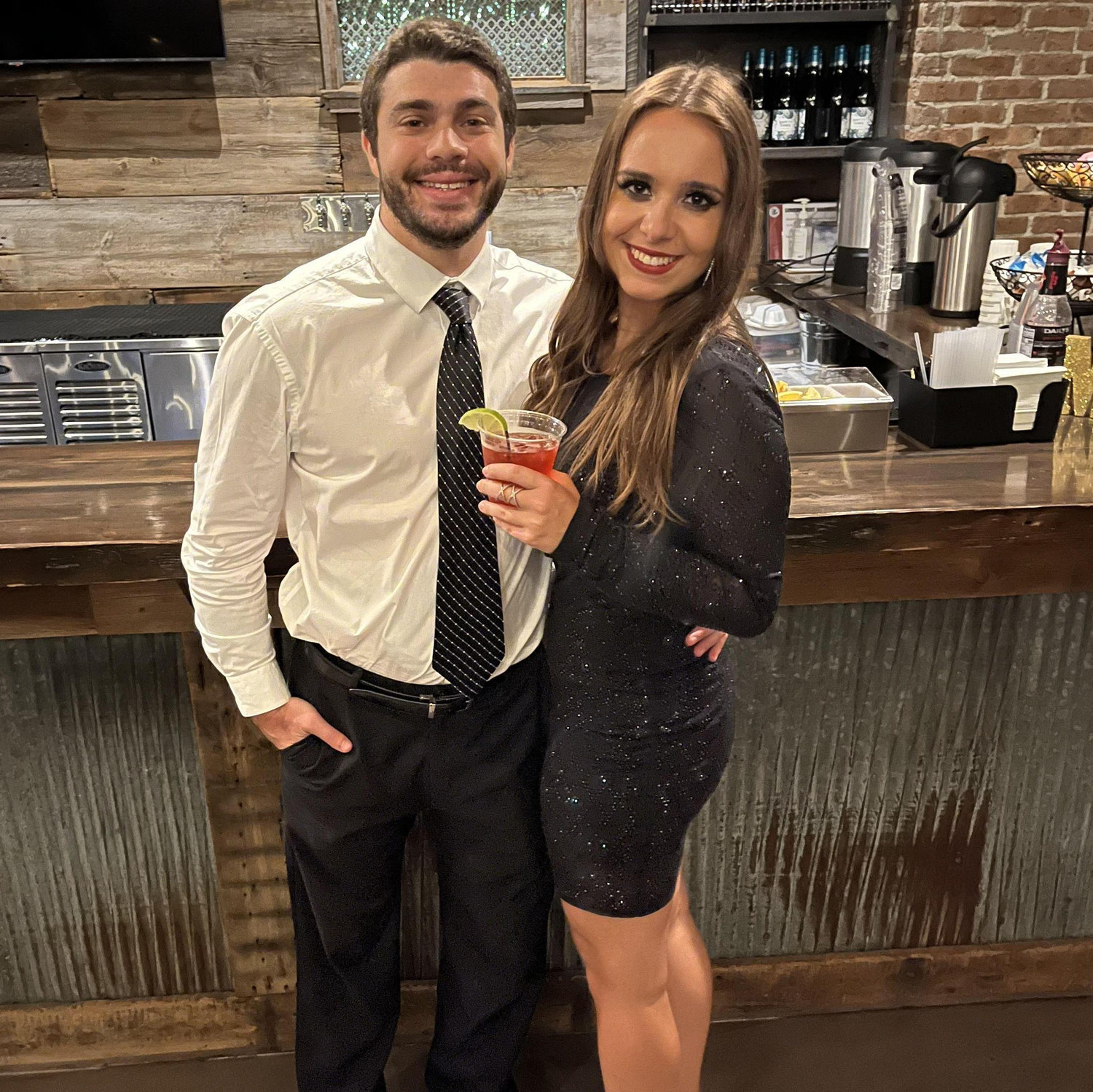 We were at Niko's friend's wedding