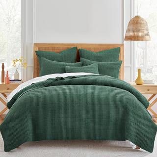 Mills Waffle 3-Piece Quilt Set