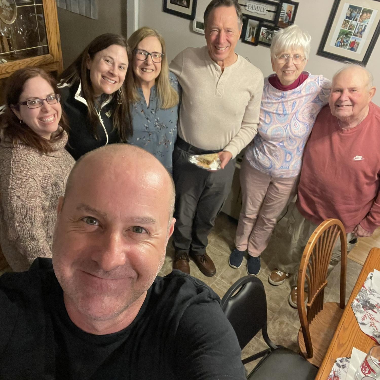 First trip home to meet the Dewey’s, Ralph Dewey, the Bouchards… and the first opportunity for Darren to do a few little projects around the house for Shirley Dewey. Ask Darren about the birdfeeder!