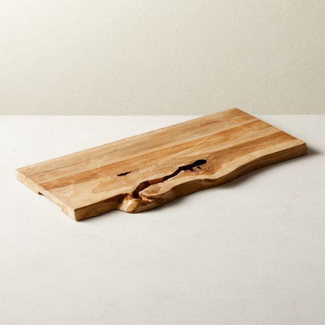 Natural Teak Root Rectangular Server