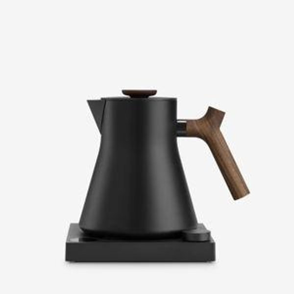 Corvo Electric Kettle, Matte Black & Walnut