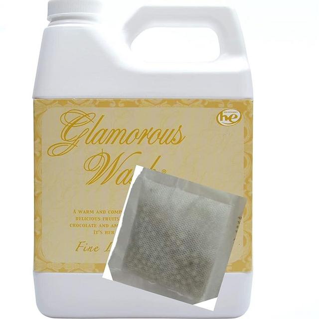 Tyler Glam Wash Laundry Detergent, Diva, Liquid, 64 FL Oz HE Safe w/Dryer Sachet Pouch