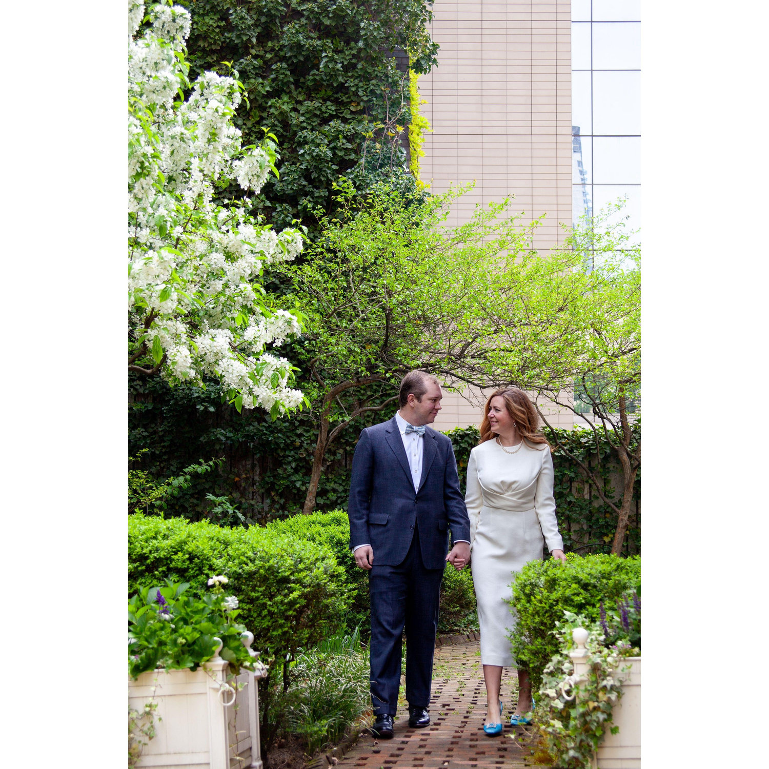 Our engagement shoot in our new Sutton Place neighborhood