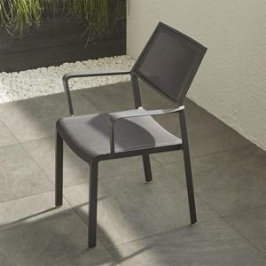 Largo Charcoal Grey Mesh Dining Chair