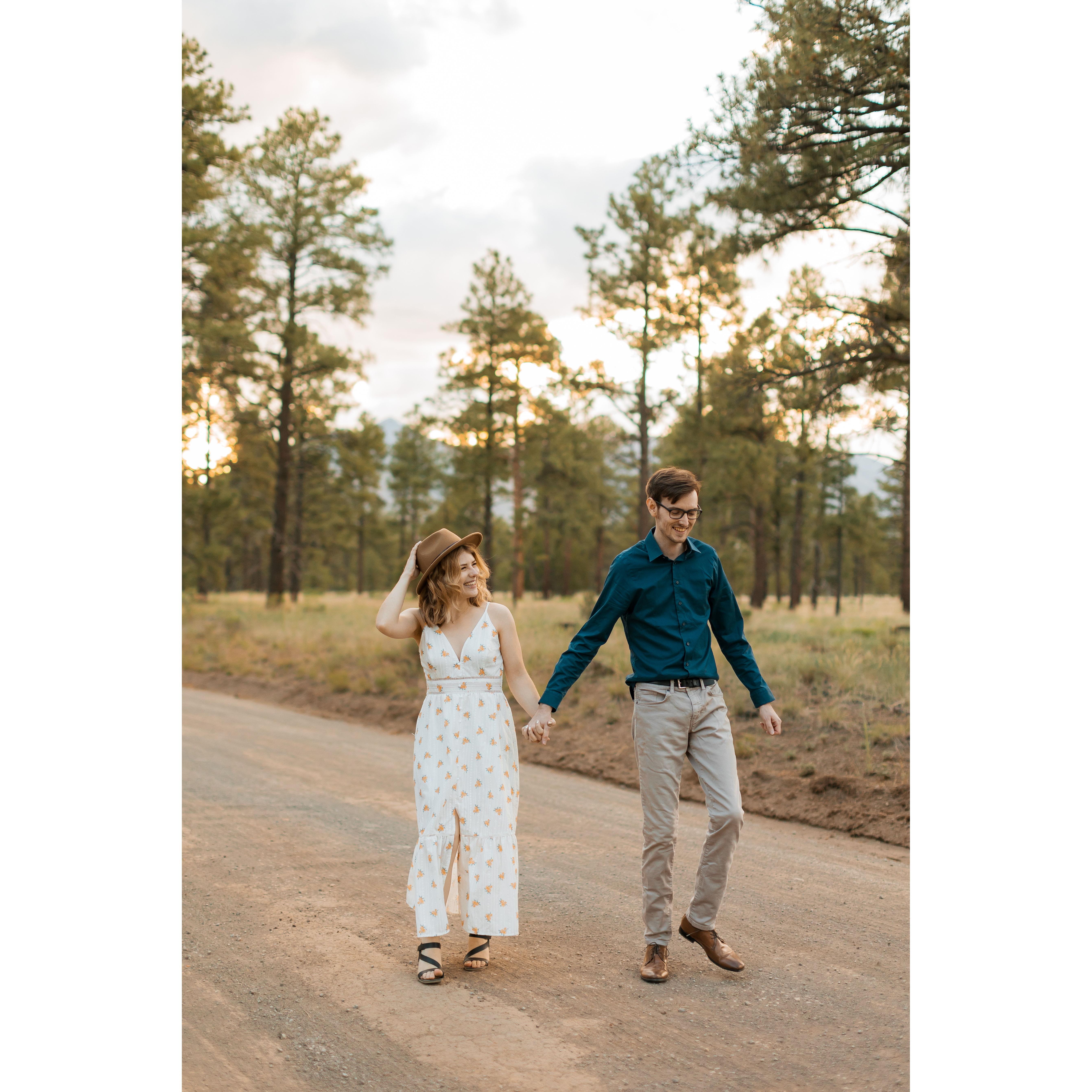 Our engagement session with White Desert Photography