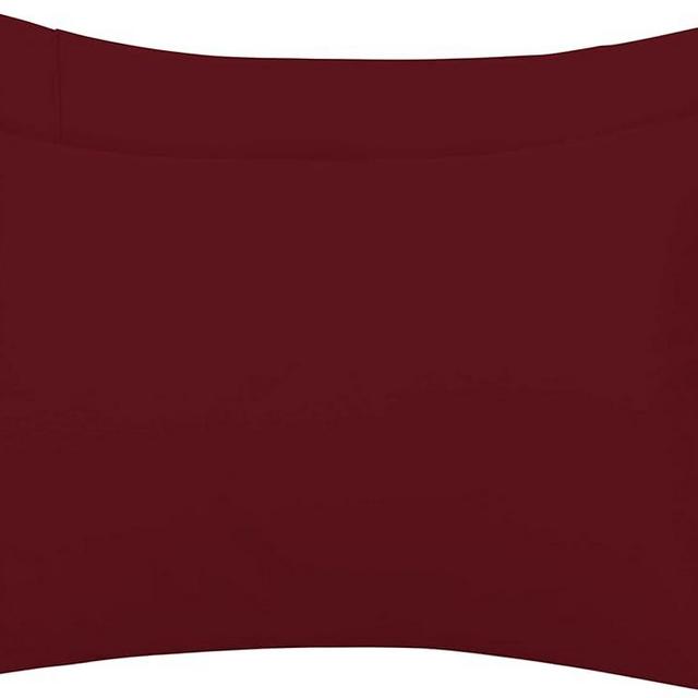 Royale Linens King Pillowcase Set of 2 - Bed Pillow Cover - 20" x 40" - Red Pillowcases - 1800 Brushed Microfiber, Wrinkle & Fade Resistant - Soft & Cozy- King Size Pillow Case (King, Burgundy)