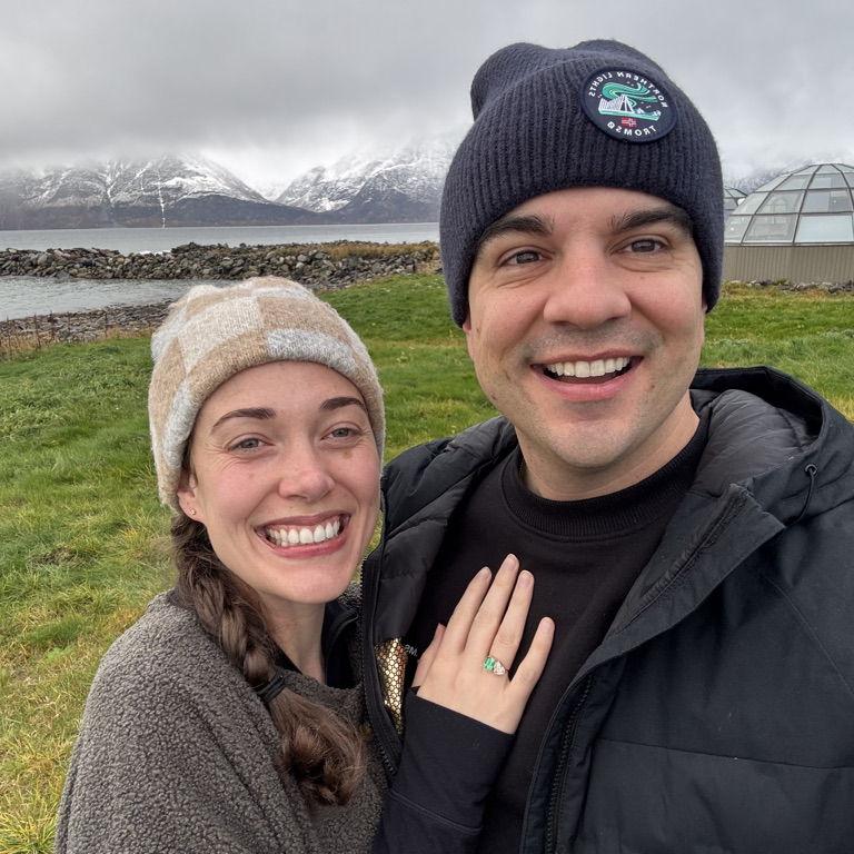 Alex proposed to Callie under the northern lights in Norway.