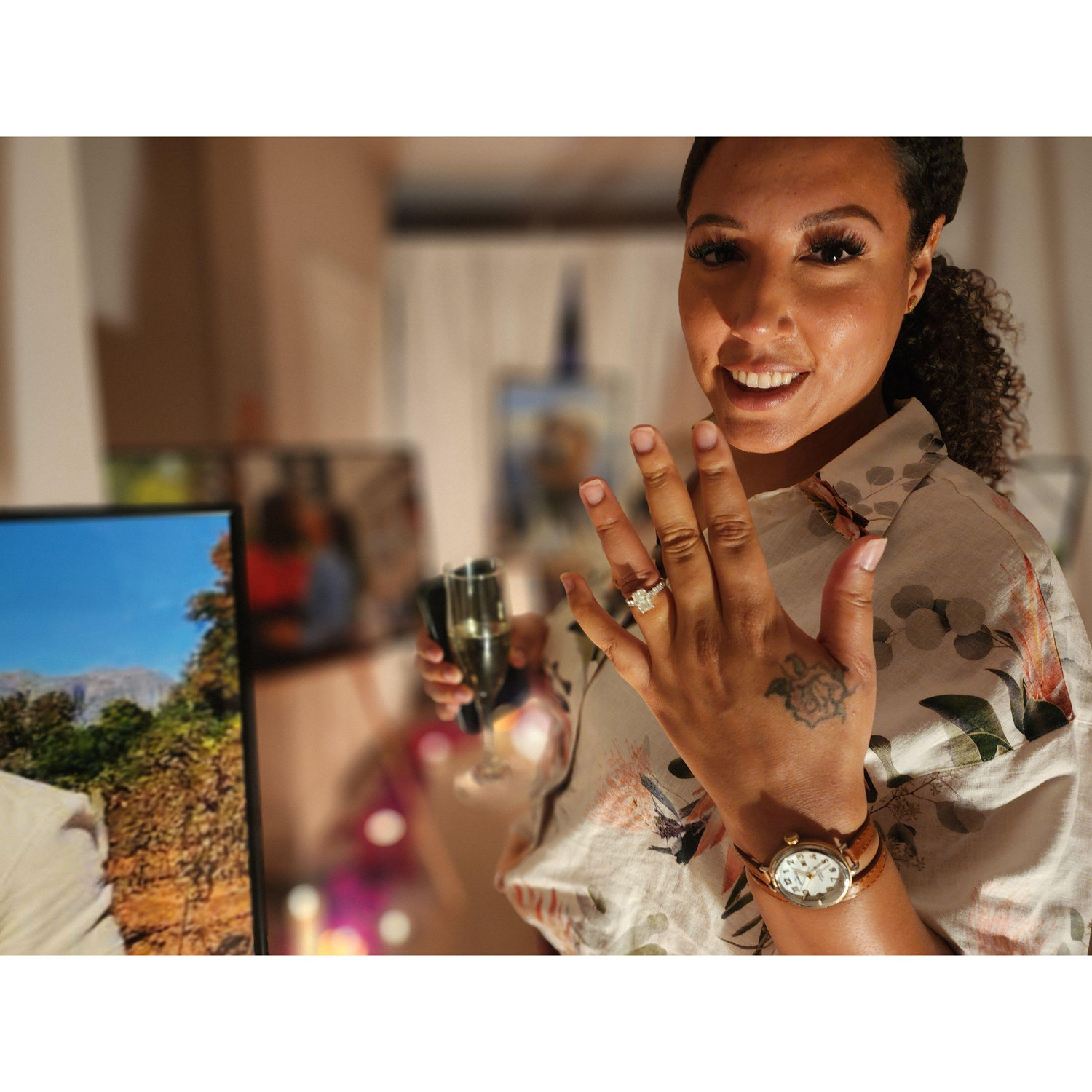 She said Yes!