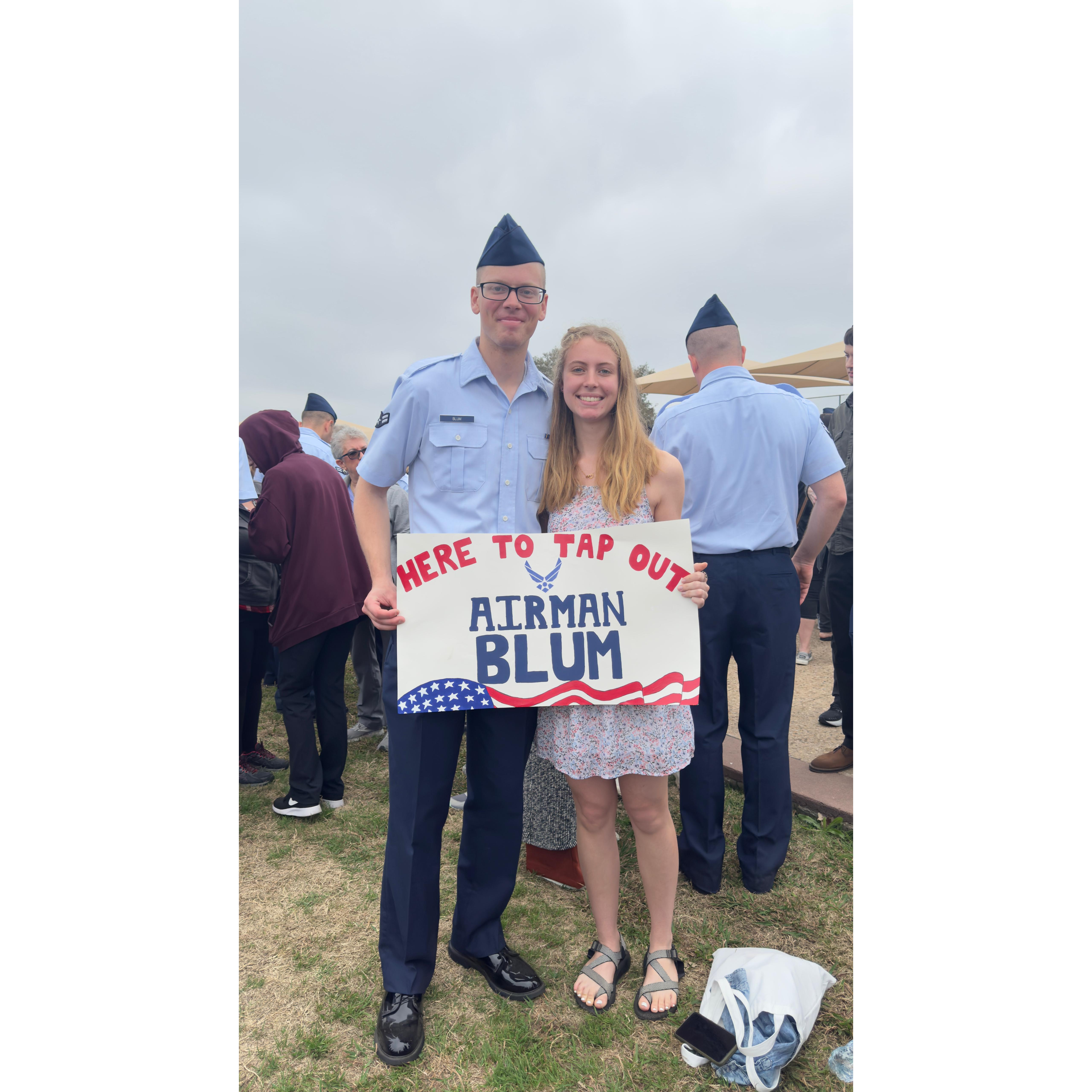 Airman Blum graduation day 2. San Antonio, TX