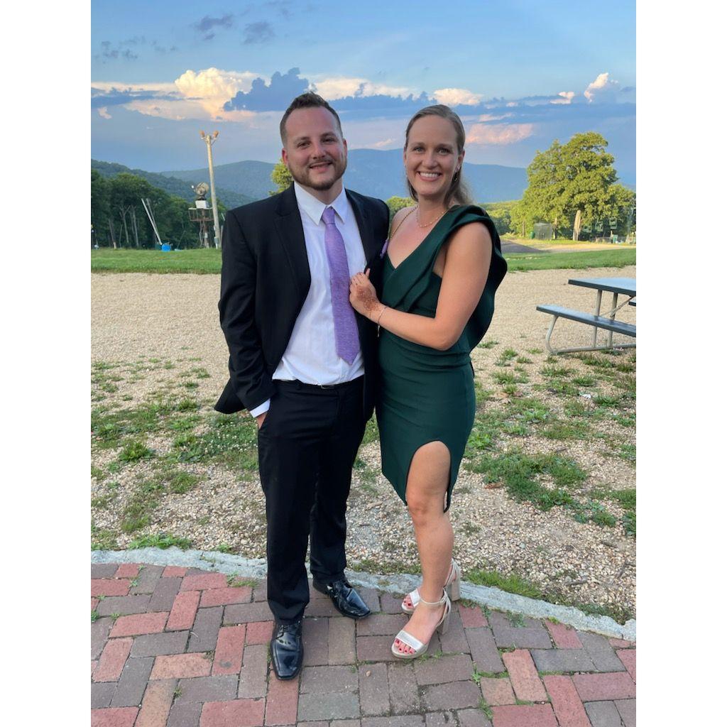 Kate shot Travis' LinkedIn photo mere moments after this beauty was snapped.