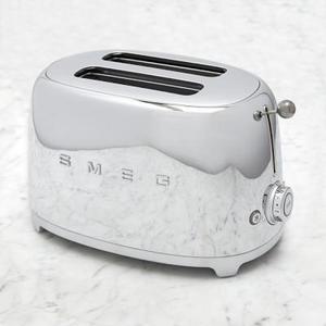 Smeg 2 Slice Toaster, Chrome