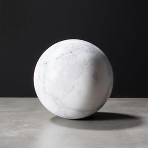 White Marble Sphere