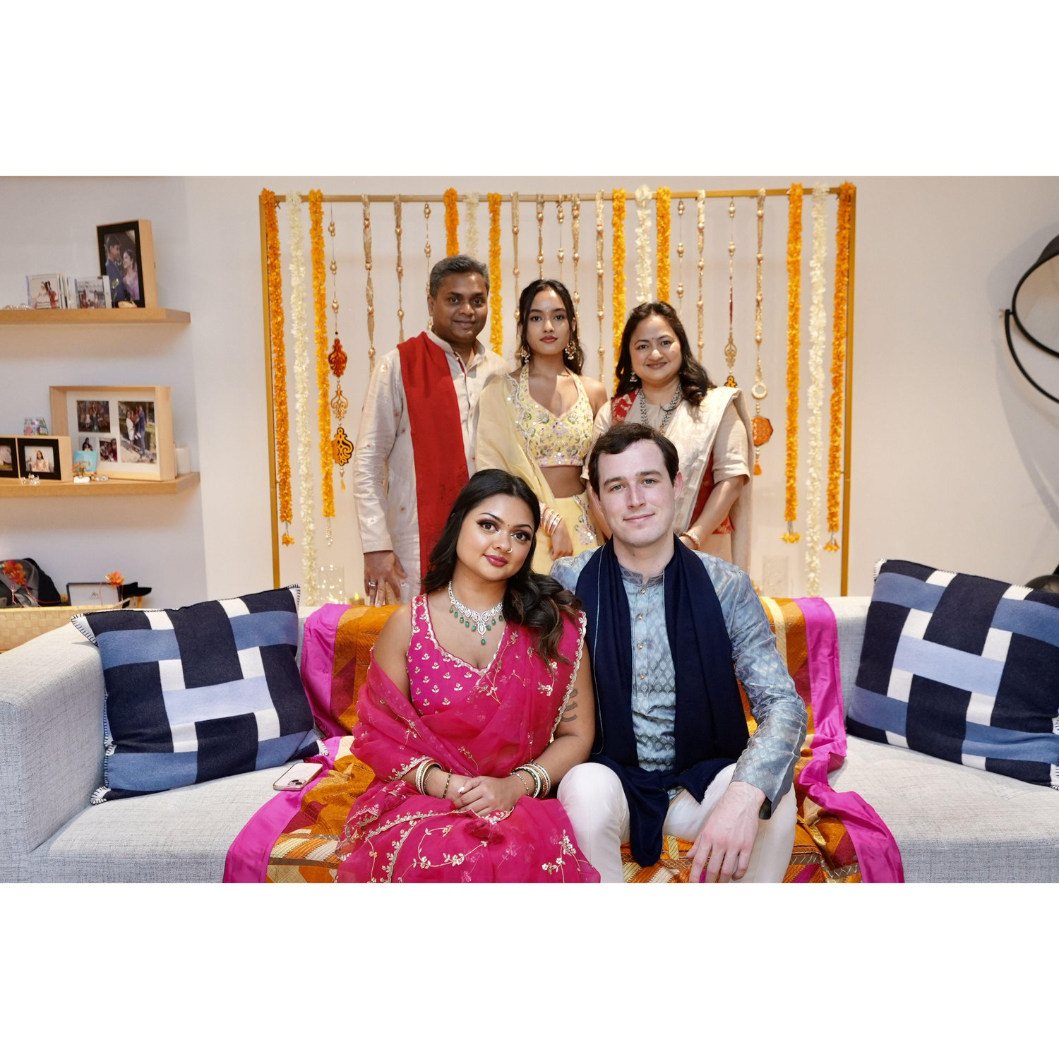 From our engagement ceremony in Dubai.