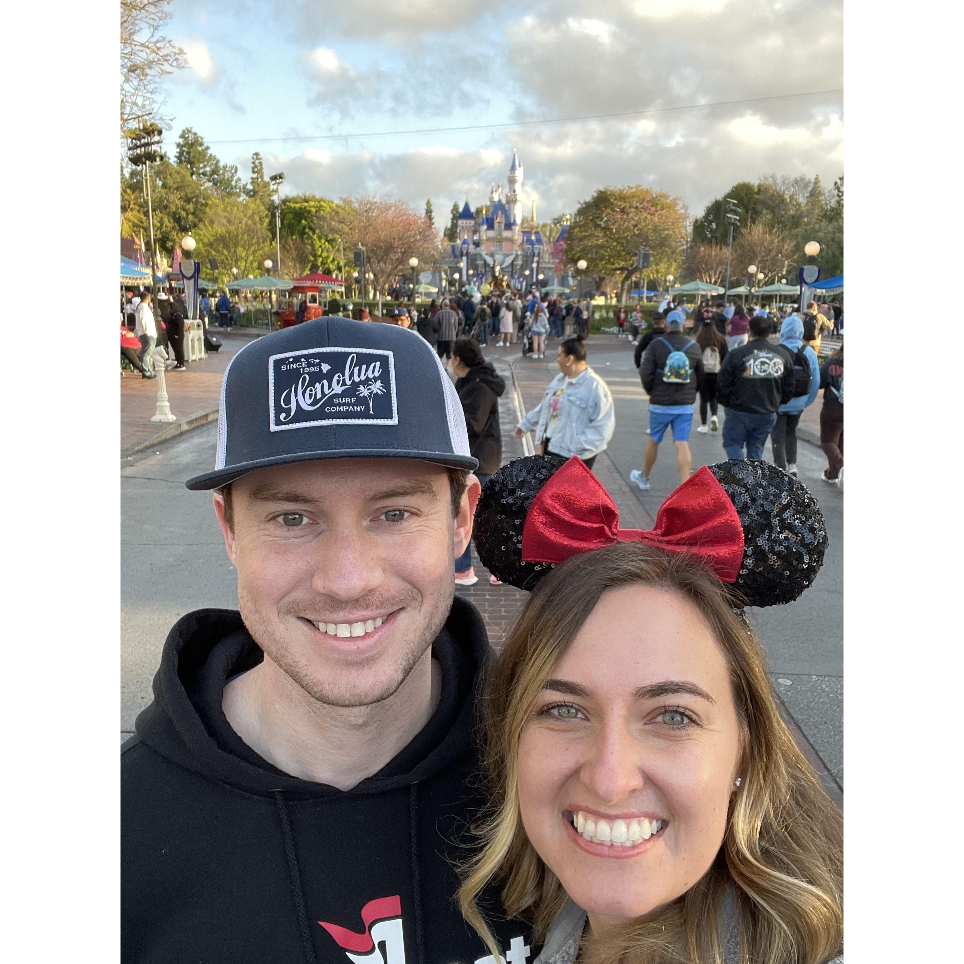 Our very first trip to Disneyland together is where James asked Courtney to be his girlfriend!