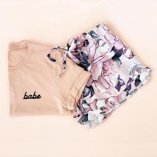 Floral Babe Pajama Set