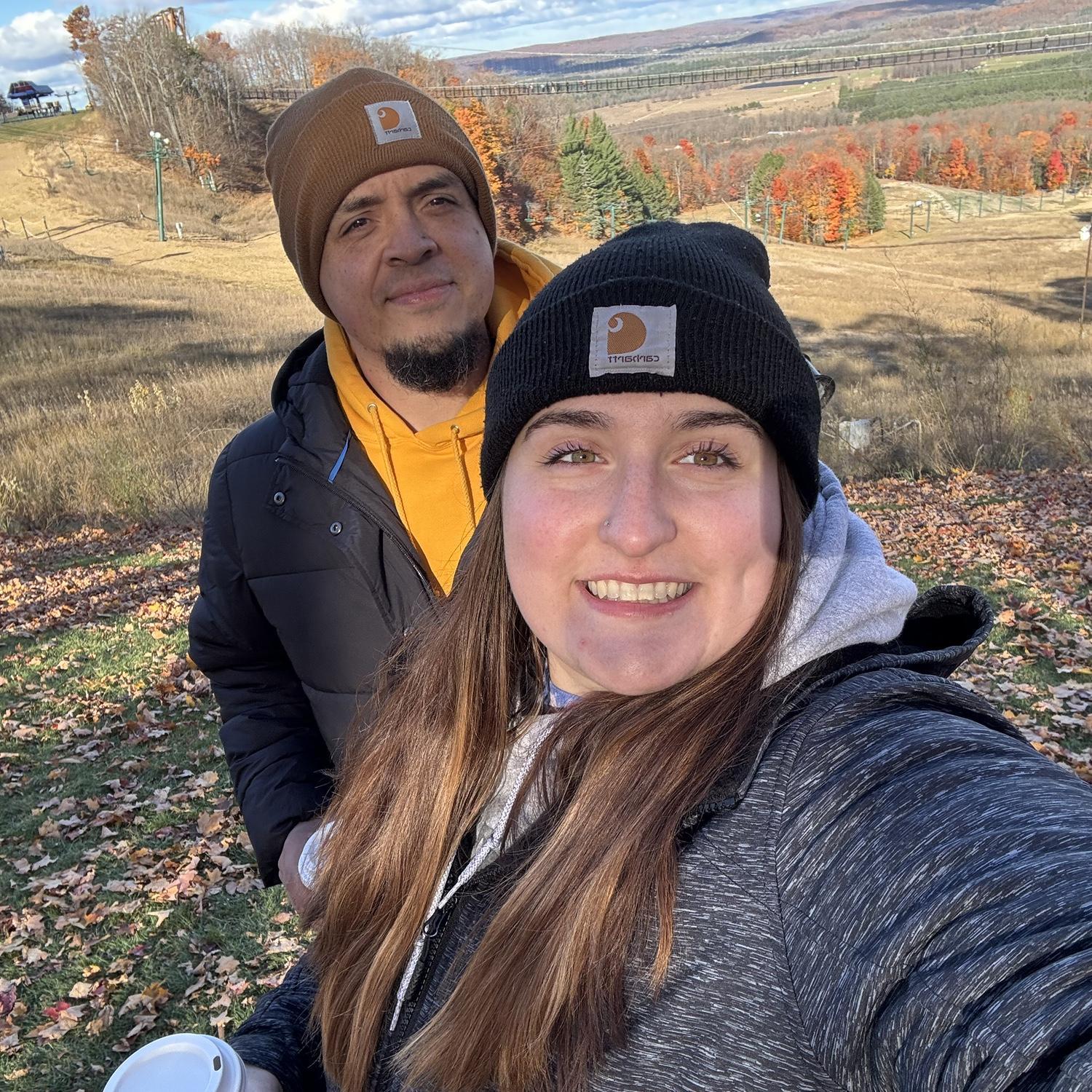 On our trip to Petoskey, we also went to Boyne Mountain to see the autumn colors!