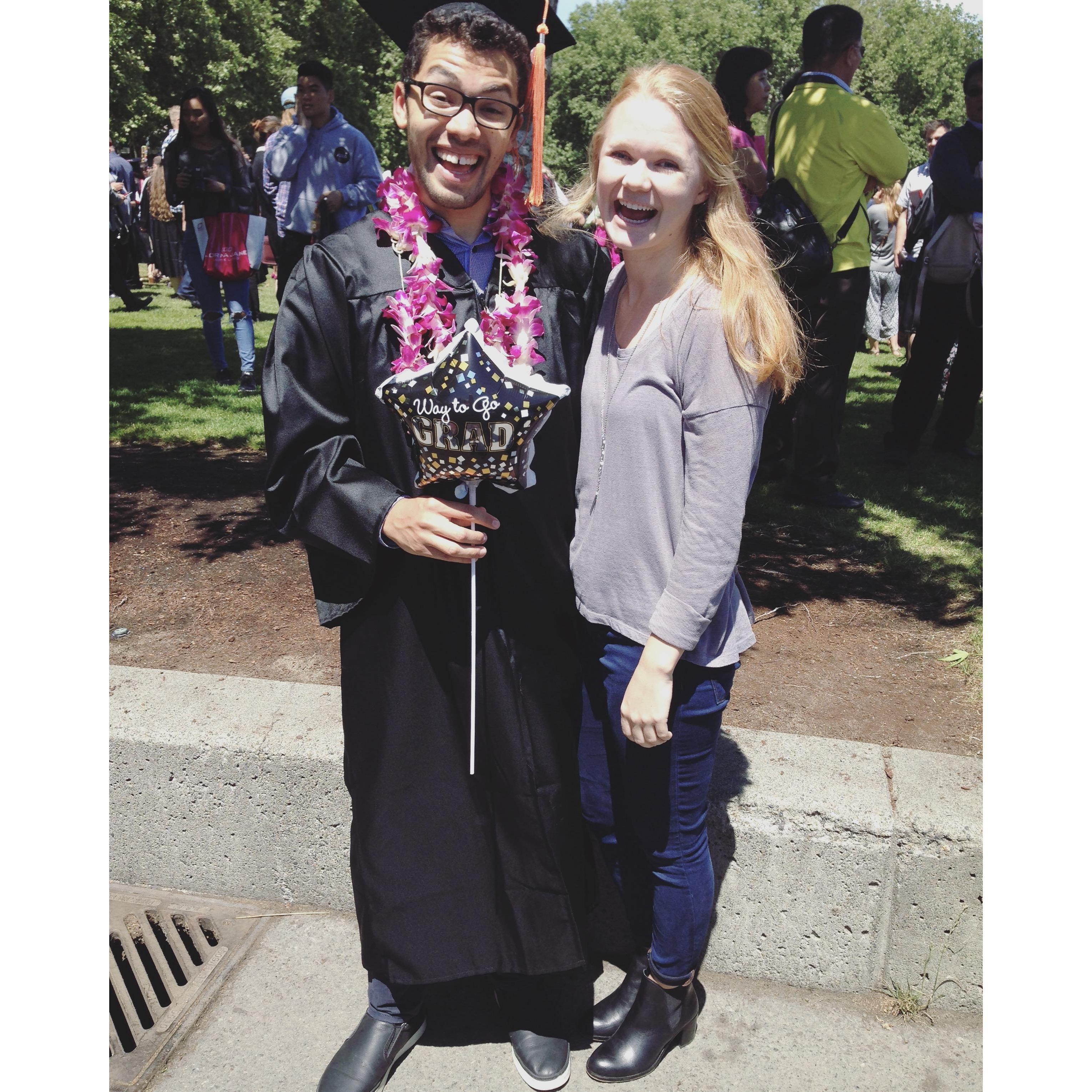Lucas's graduation from Seattle University
