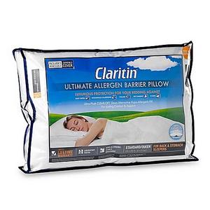 Claritin® Ultimate Allergen Barrier Clearloft™ Embossed Back/Stomach Sleeper Pillow
