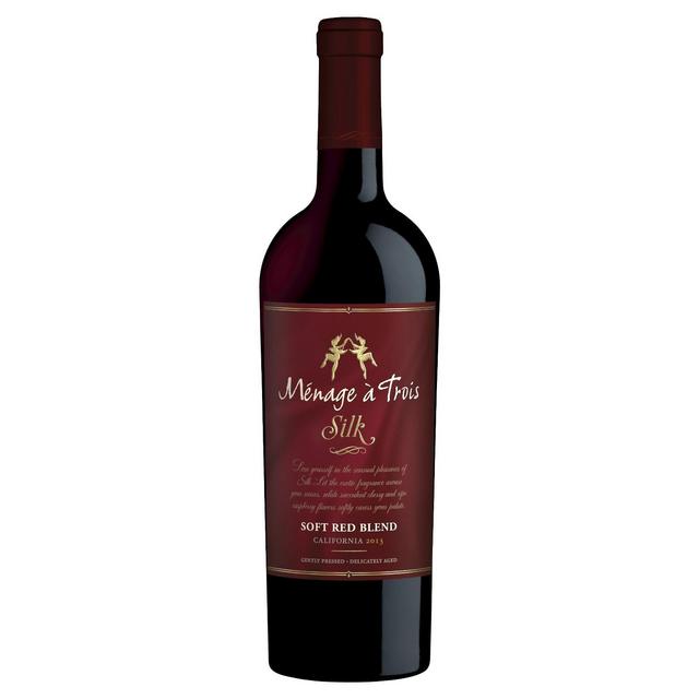 Ménage à Trois Silk Red Blend Wine - 750ml Bottle
