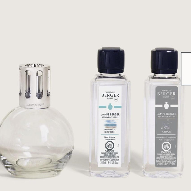 Essential Round Lamp Ritual Starter Kit with Air Pur So Neutral + Ocean Breeze