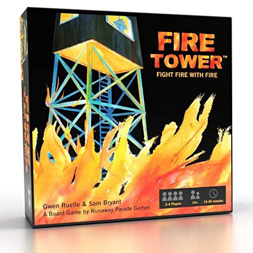 Fire Tower Board Game- Fight fire with fire in This Award-Winning, Fast paced and Competitive Game