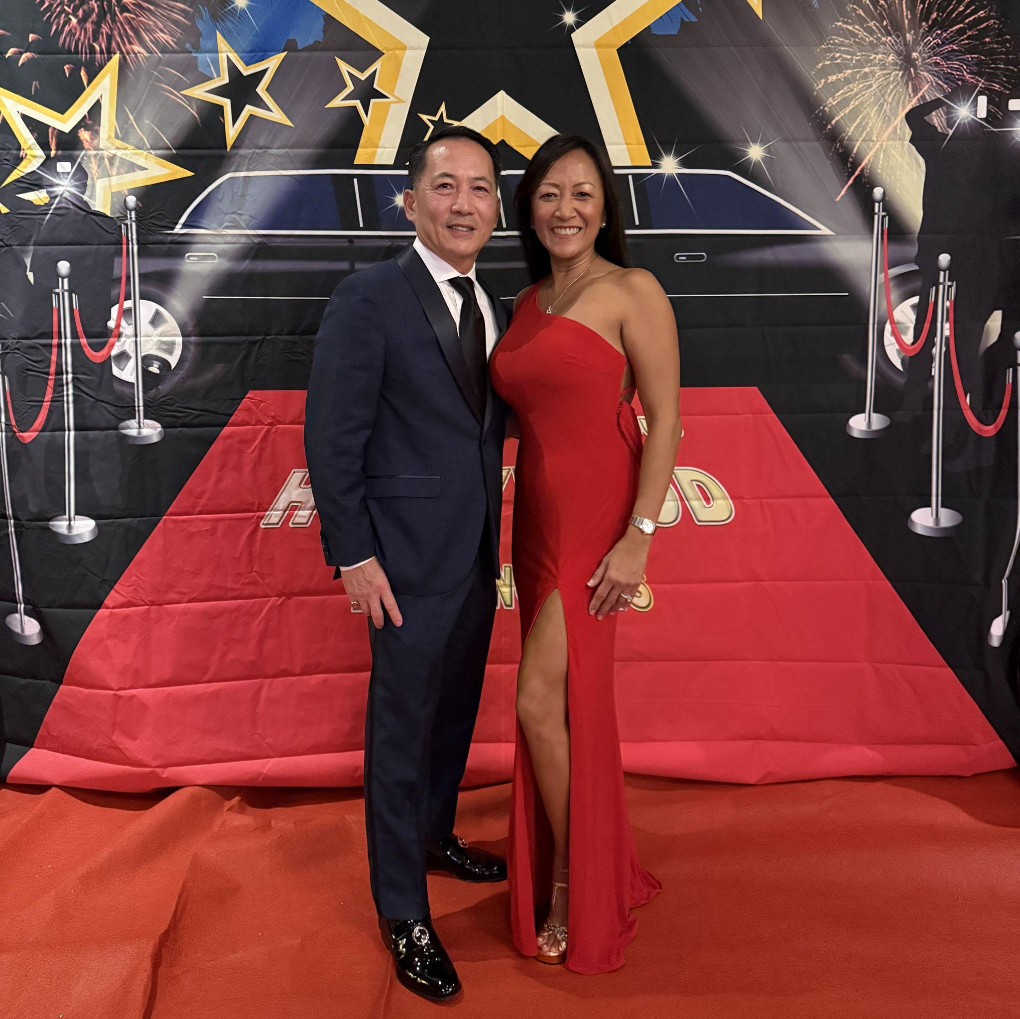 Celebrating my 58th birthday at Tita's Edith's 65th Birthday Gala...