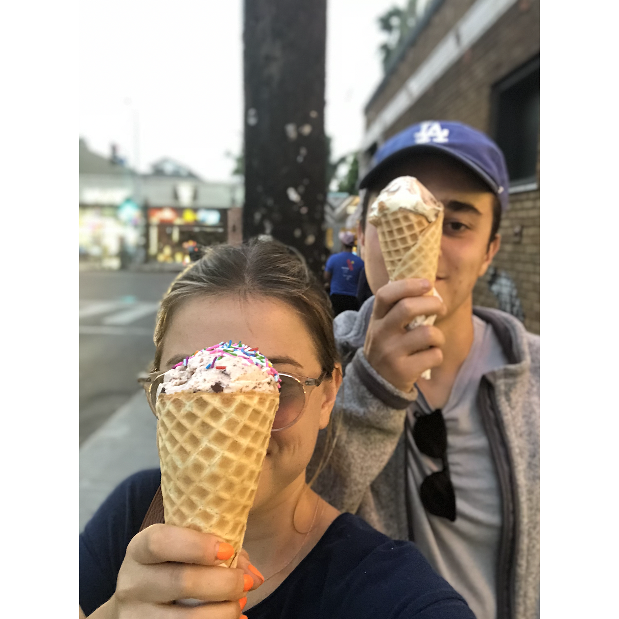 Salt & Straw (Our favorite ice cream spot), Venice Beach, Summer 2018