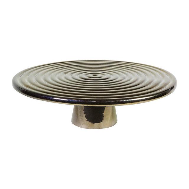 Ceramic Food Stand - Platinum - Large