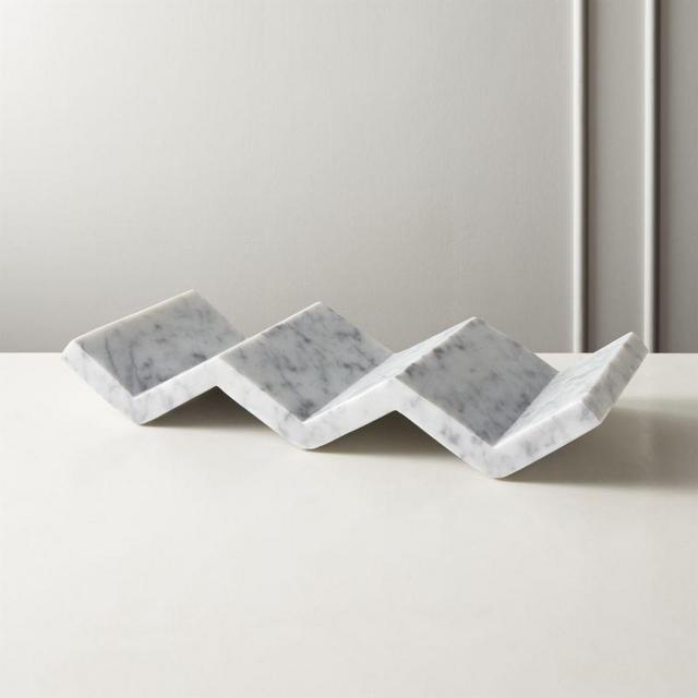 Marble Zig Zag Wine Rack
