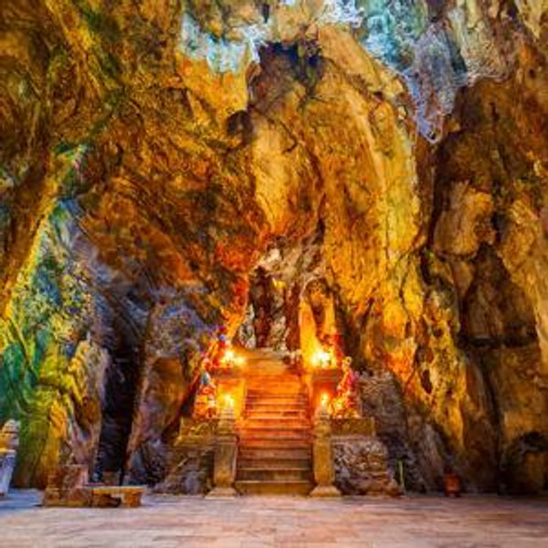 Adventure hike in the Marble Mountain Vietnam